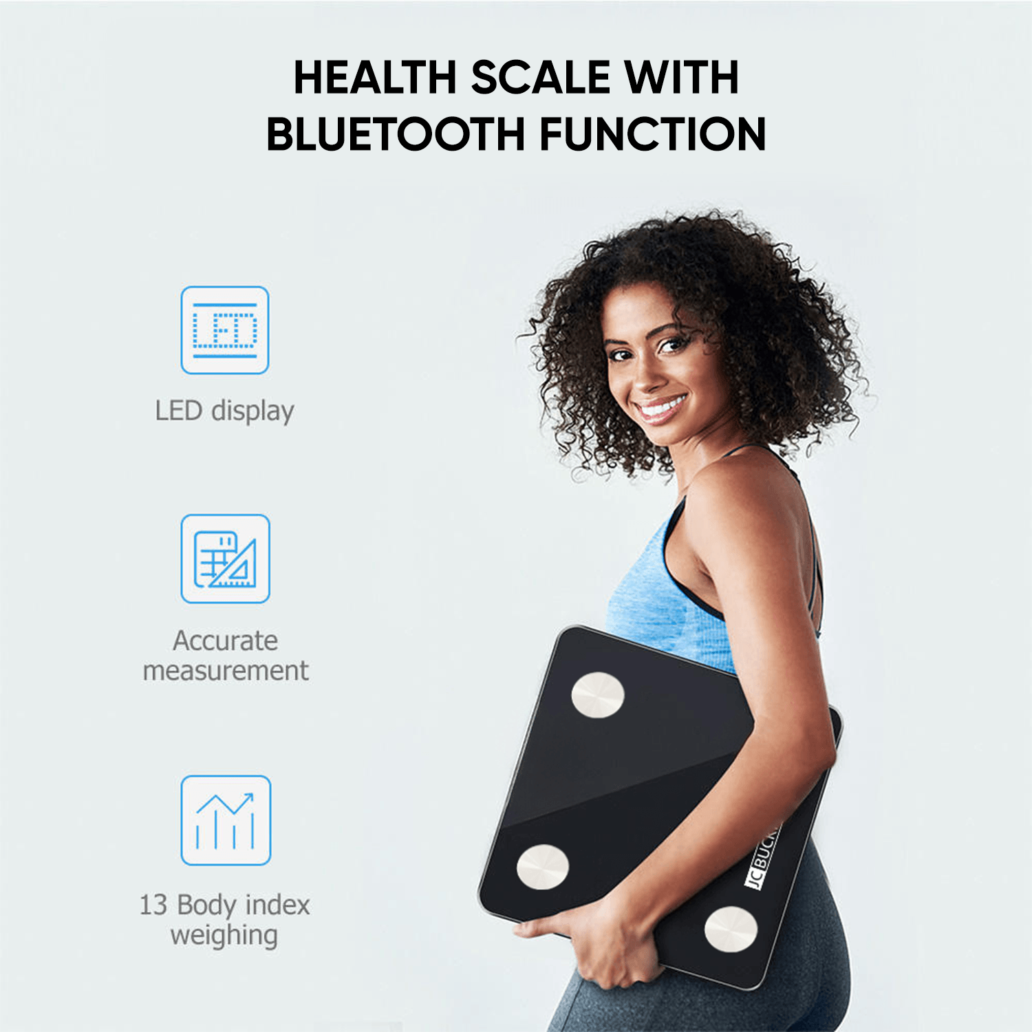 JC BUCKMAN Smart Health Scale with Body Fat Analyzer & App – JC BUCKMAN UAE