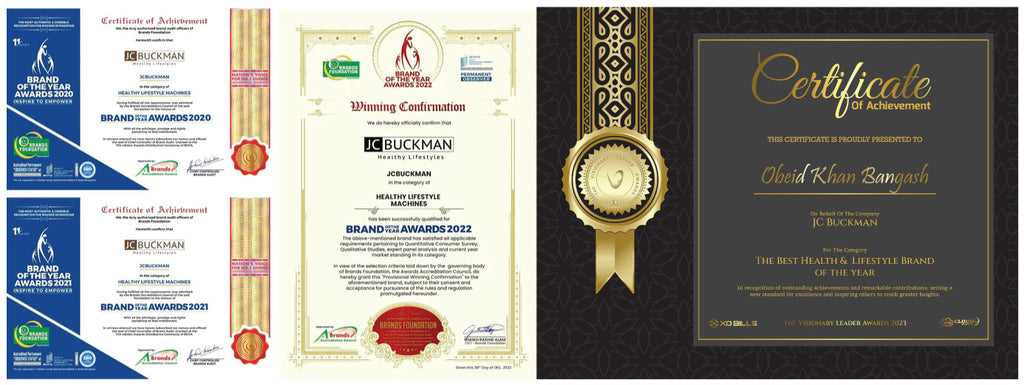 JC Buckman UAE #1 Massage Chair Brand of the year
